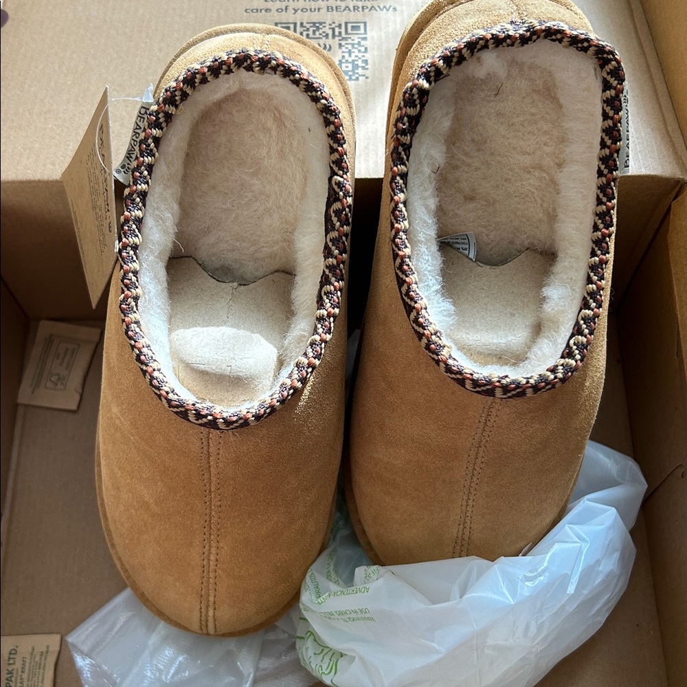 Bearpaw Martis Slipper waterproof Iced Coffee  NIB Size 8 - Picture 4 of 13